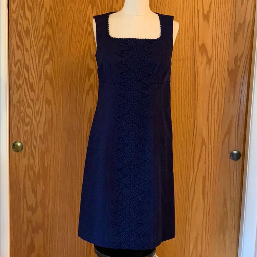 Boden navy shift dress